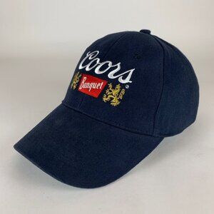 Coors Banquet Mens Navy Blue ACME Snapback Hat
